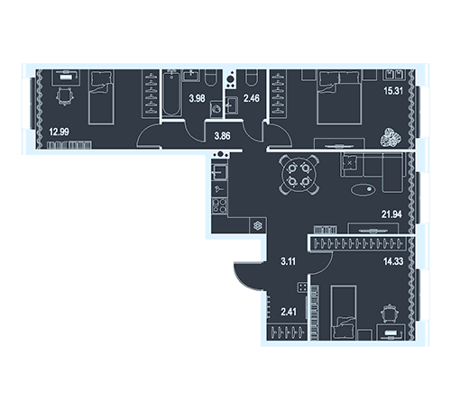 ЖК «Остров Первых», Санкт-Петербург | Клубный квартал «Остров Первых» на Матисовом острове, Fizika Development